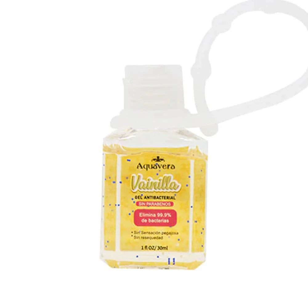 Gel Antibacterial Aquavera de Vainilla 30 ml