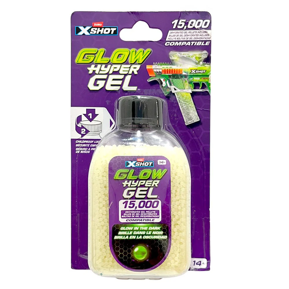 Glow Hyper Gel con 15,000 Gel – Zuru X-Shot