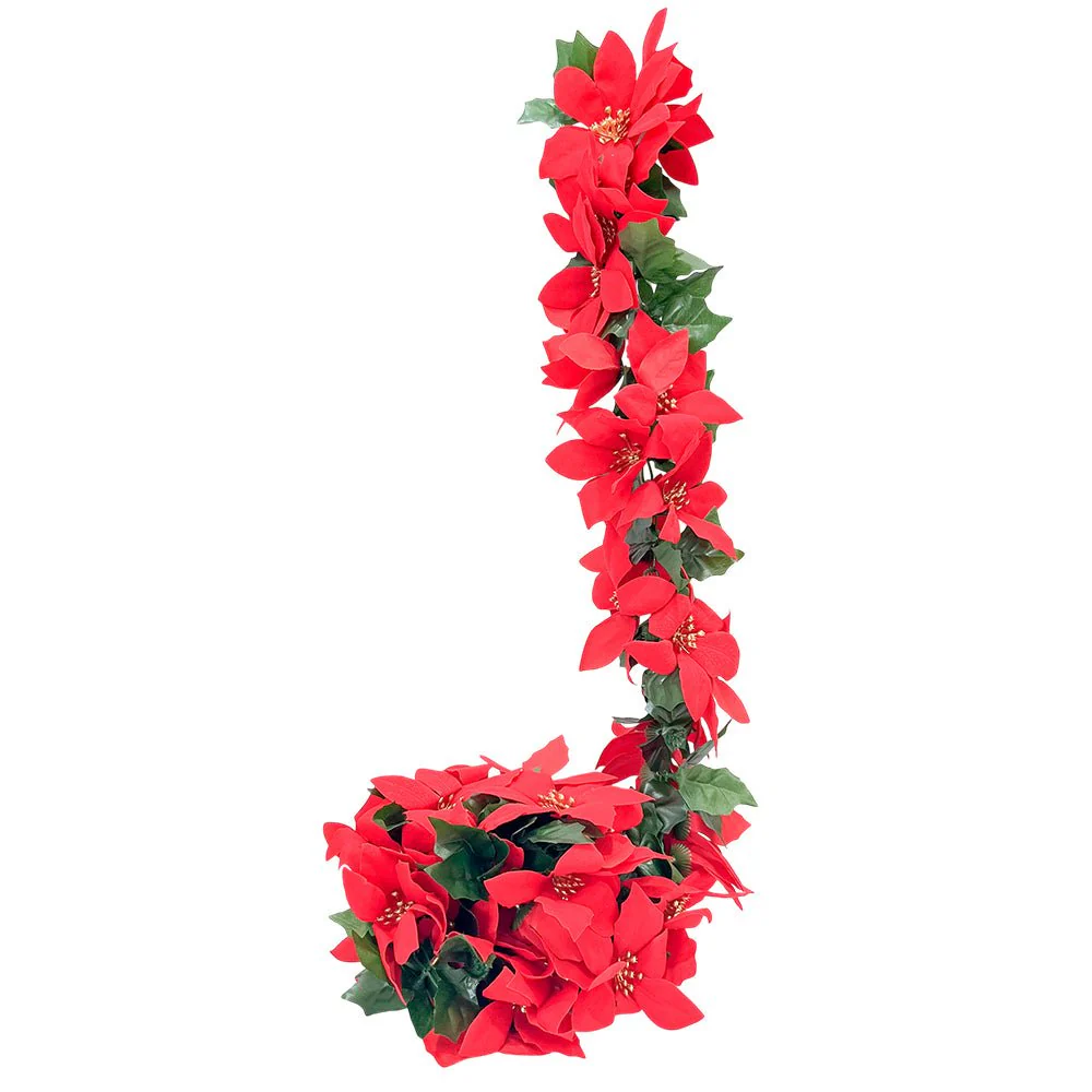 Guirnalda Poinsettia 180 cm / Christmas Elegance - Image 2