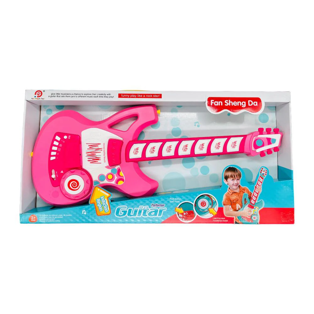 Guitarra Electrica Rosa Huada