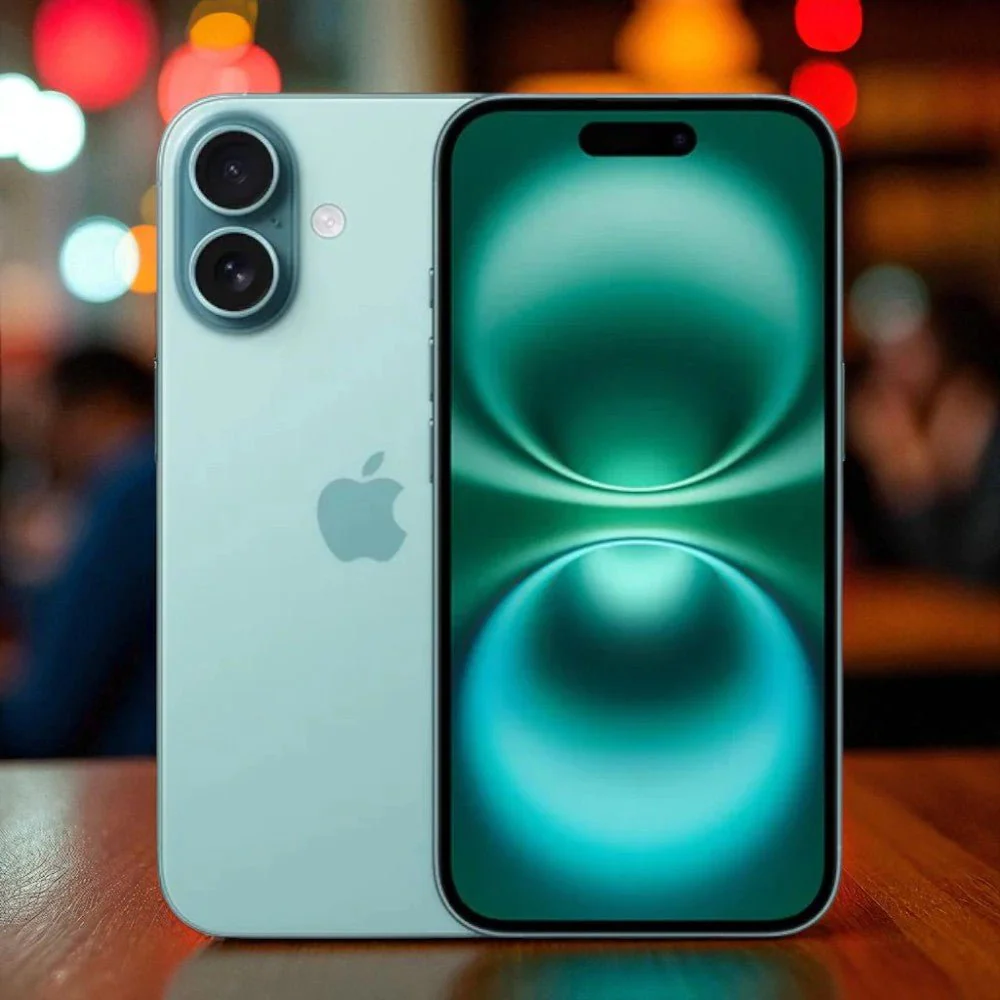 iPhone 16 de 256GB / Sim Fisico / Verde Azulado