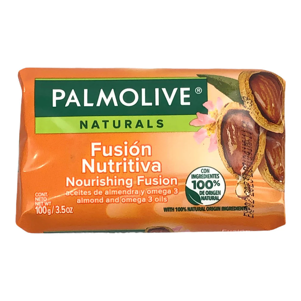 Jabón En Barra Palmolive Almendra Omega 110 g