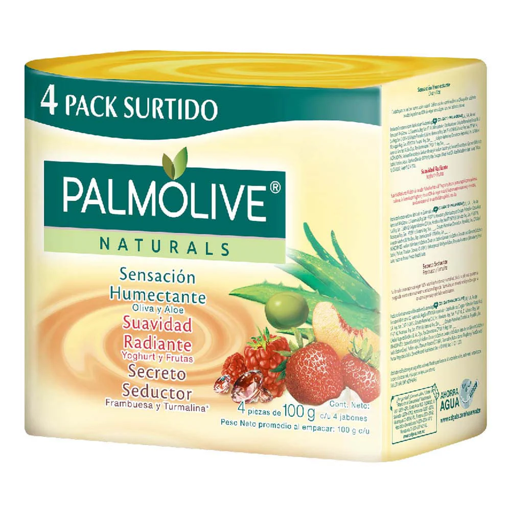 Jabón Palmolive Naturals Surtido 100 g 4 Piezas