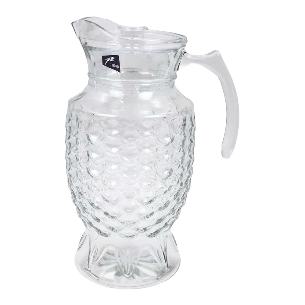 Jarra de Vidrio Home Elegance Clear con Tapa - Surtido