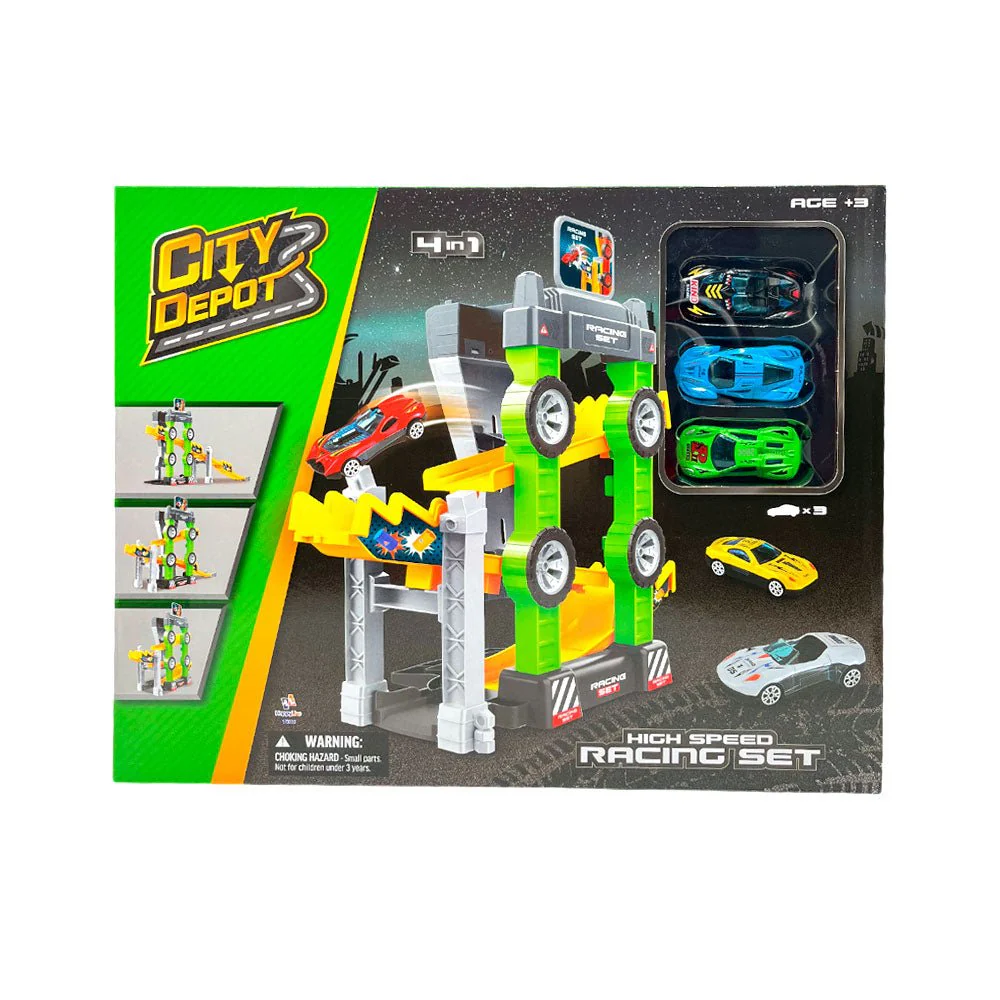 Juego Ciudad De 4 En 1 C/Accesorios - Image 2
