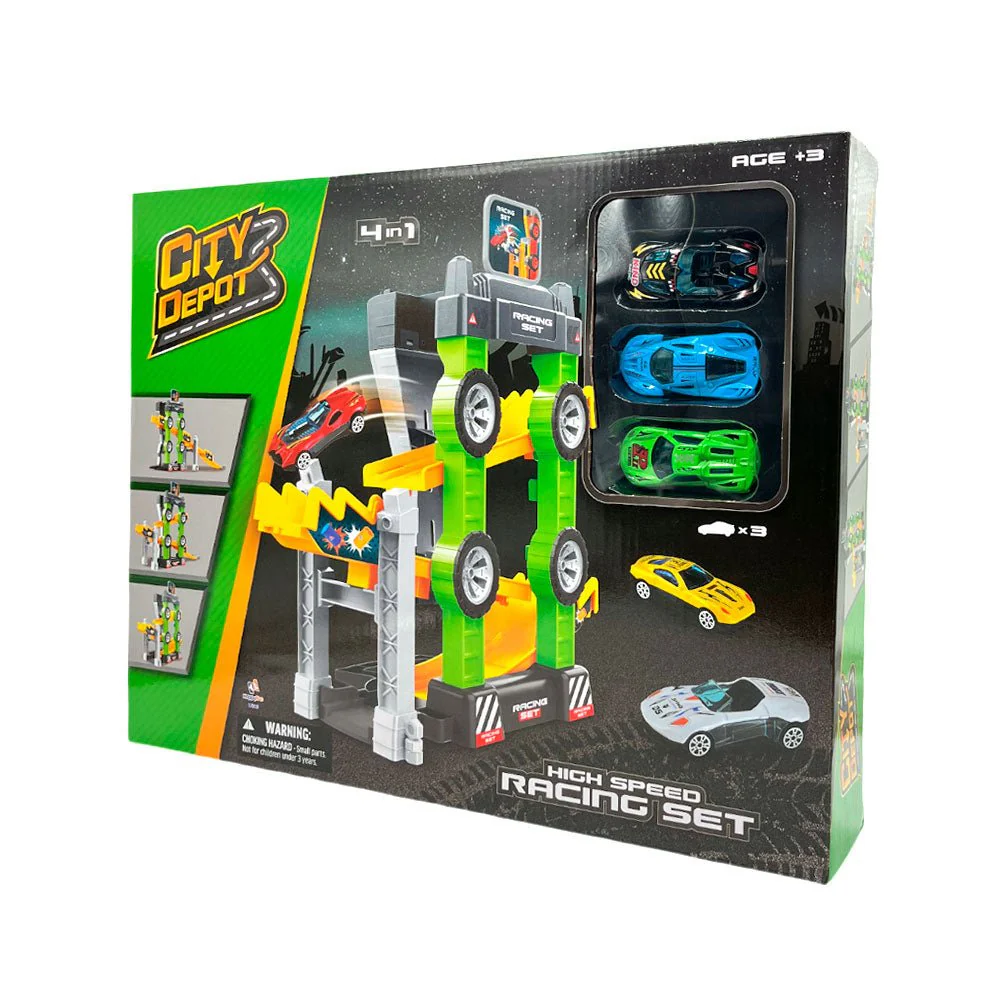 Juego Ciudad De 4 En 1 C/Accesorios - Image 3