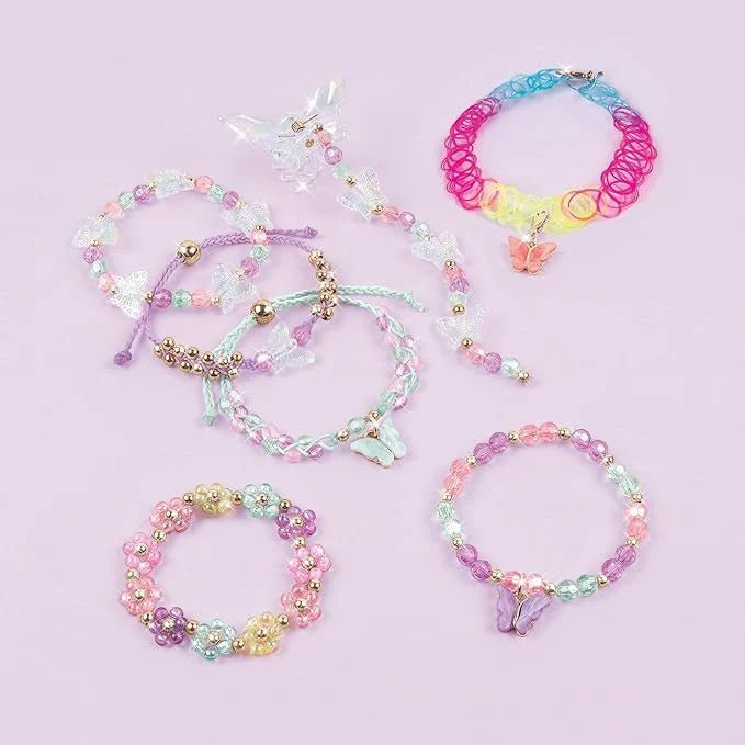 Juego Crea Pulsera Mariposa / Make It Real / Kit de Joyería Creativa para Niñas