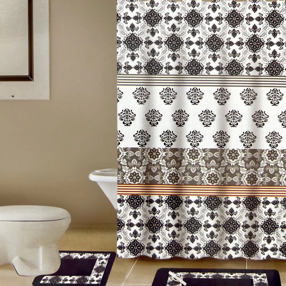 Juego De Alfombra De Baño Set De 15 Piezas Home Elegance Surtido - Image 11