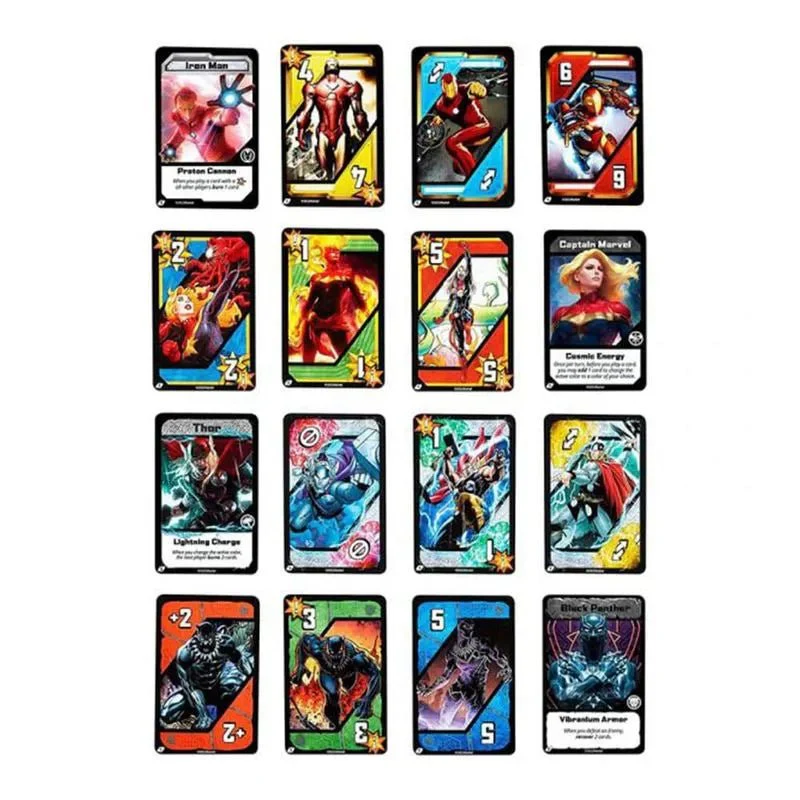Juego de Carta Uno Ultimate Core Marvel - Image 3