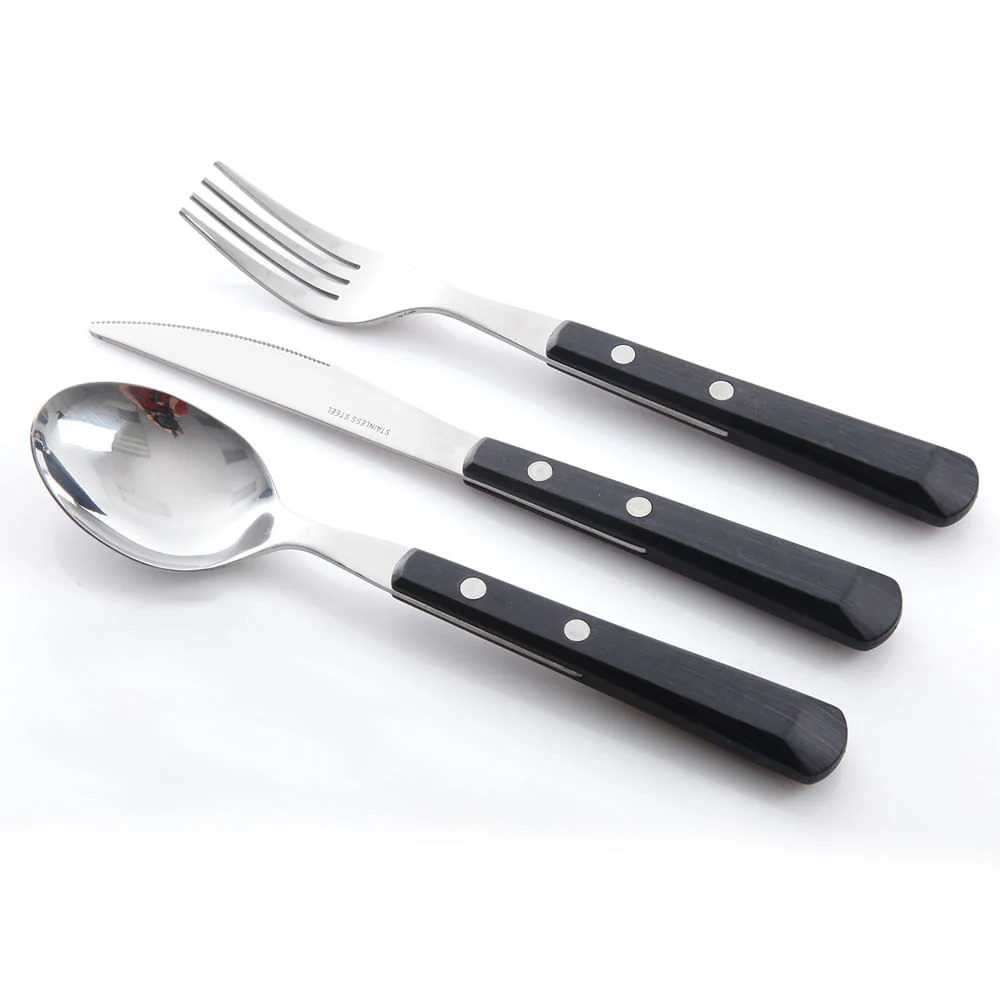Juego de Cubiertos Gibson Home Springbrook de 12 Piezas