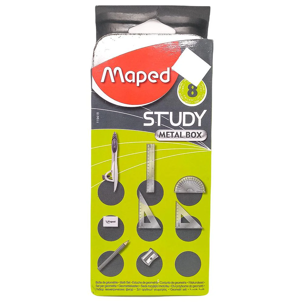 Juego de Geometría Maped 8 Piezas