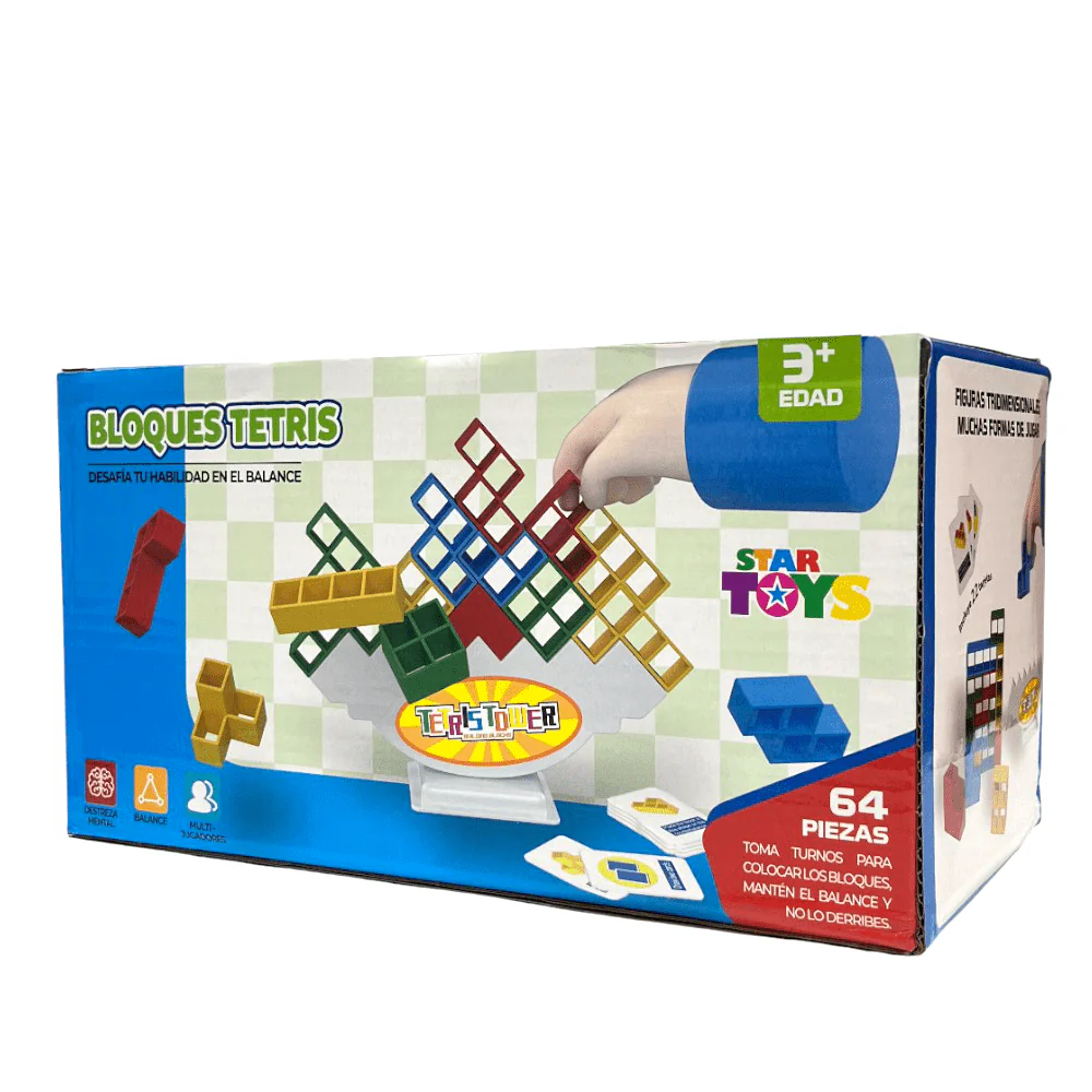 Juego De Mesa Bloques Tetris Star Toys - Image 2