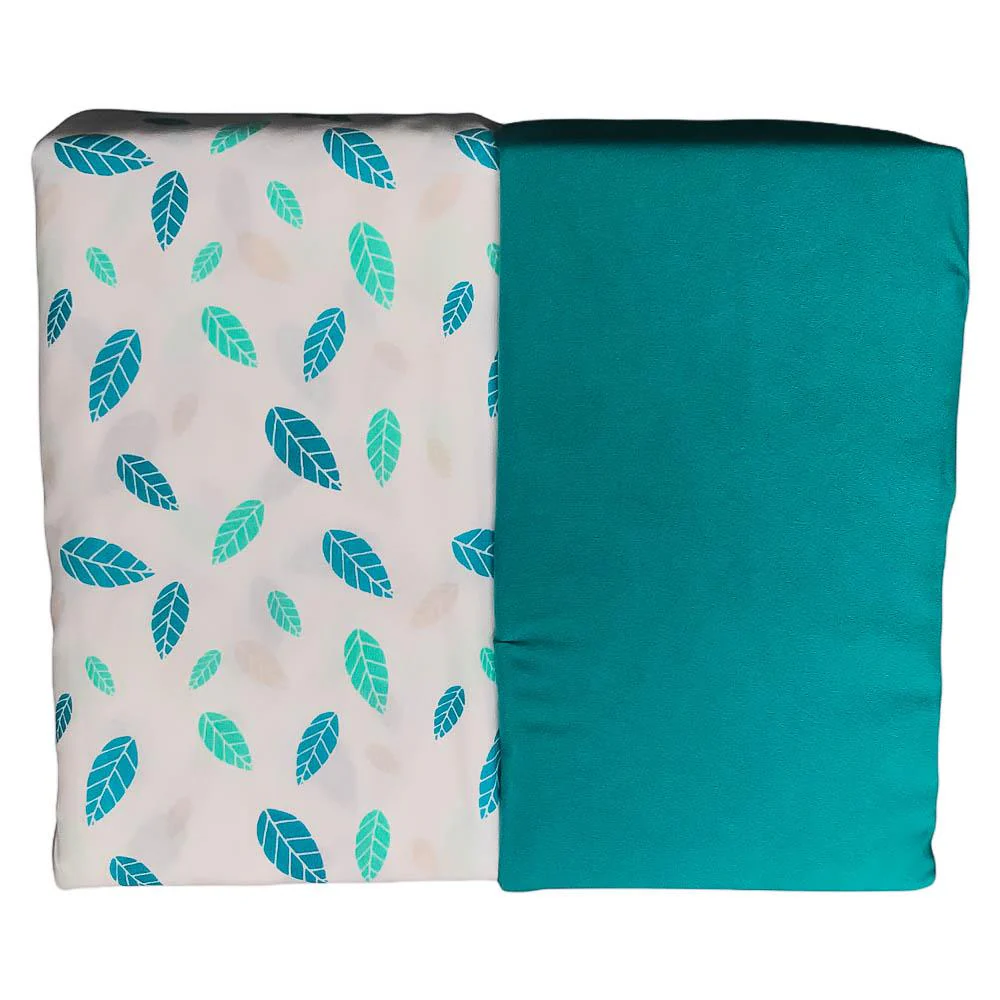 Juego de Sábana Full 4 Piezas Home Accents - Verde Estampada