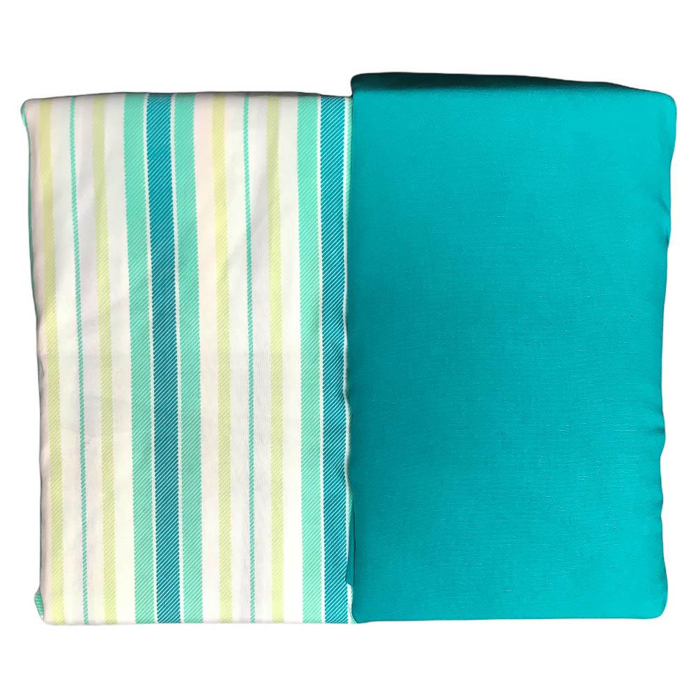 Juego de Sábana 4 Piezas Home Accents King - Verde Estampada