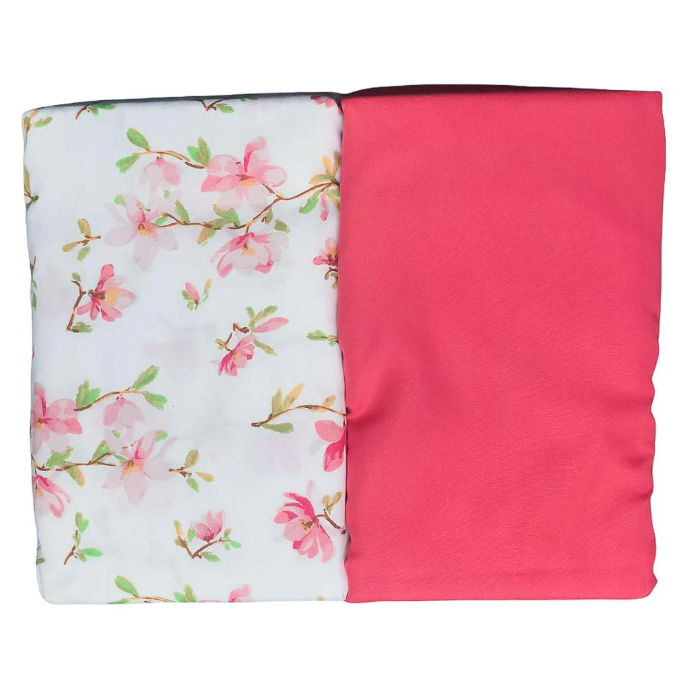 Juego de Sábana King 4 Piezas Home Accents Estampada - Rosa