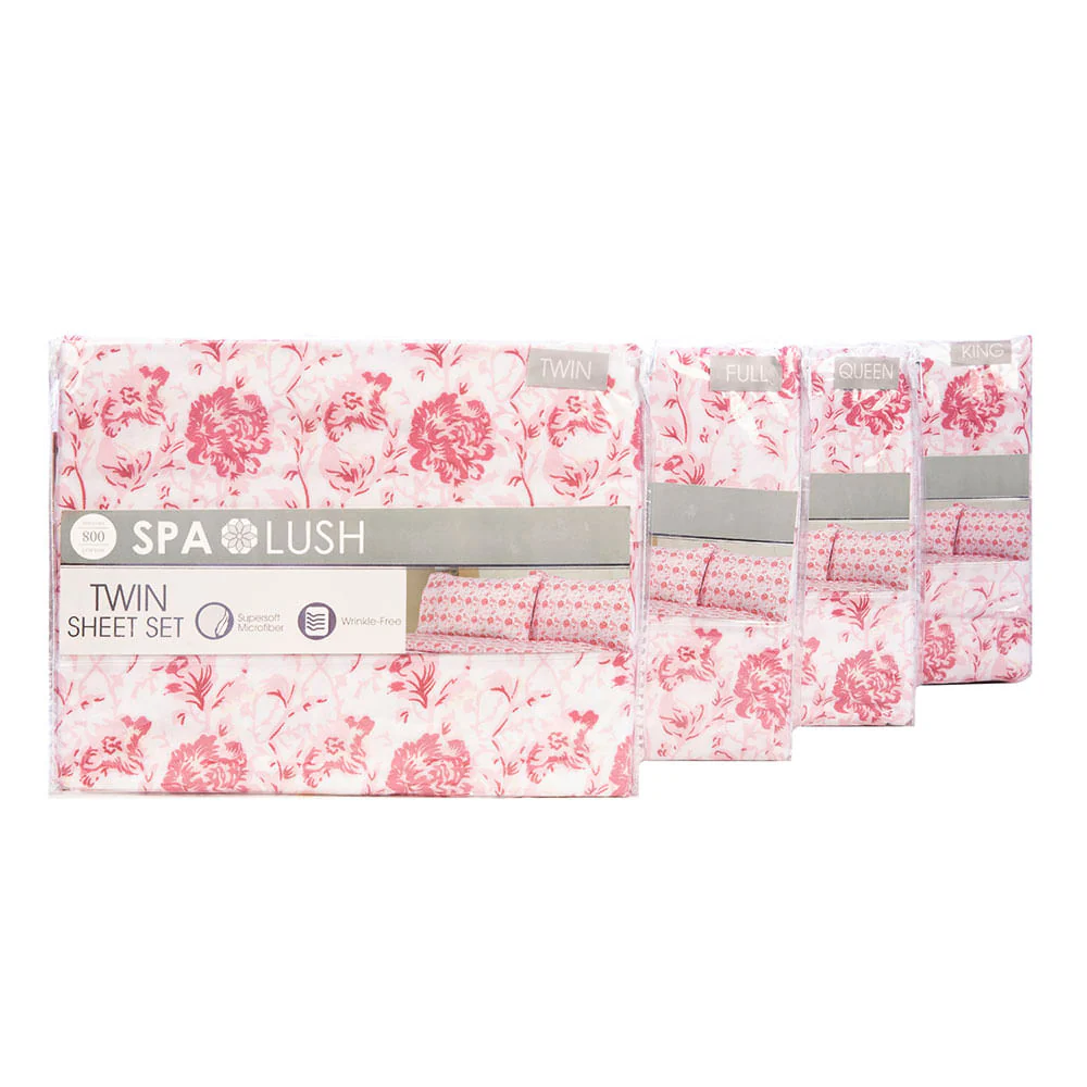 Juego De Sábanas Spa Lush Estampado - King