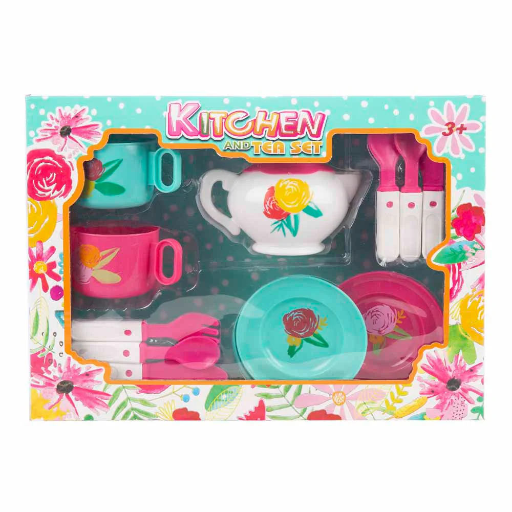 Juego de Té Diseño de Flores - 83