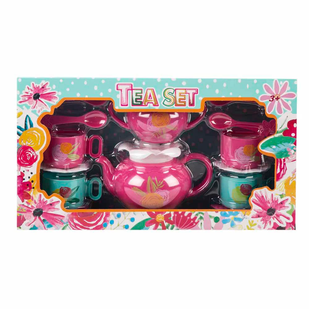 Juego de Té Diseño de Flores - 84