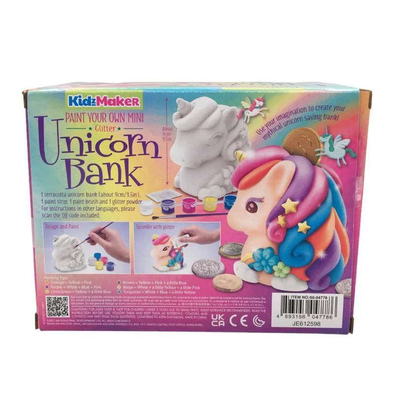 Juego Kidzmaker Pinta Alcancía Unicornio - Image 4