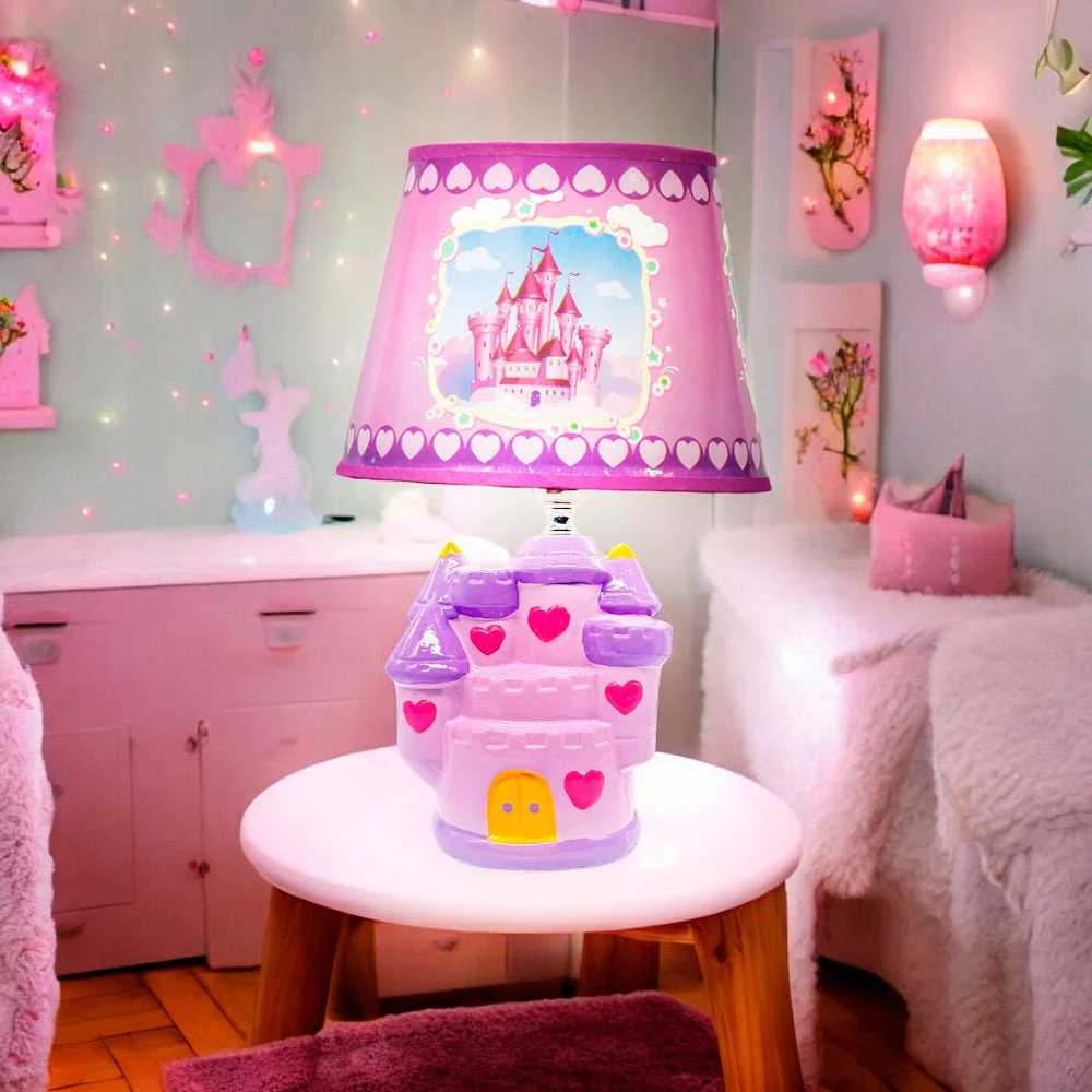 Lámpara Decorativa Infantil Diseño De Castillo