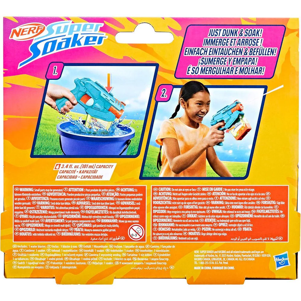 Lanzador de Agua Nerf Mini Dunk Fill / Super Soaker - Image 5