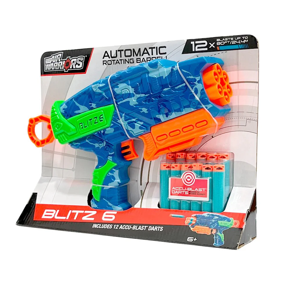 Lanzador de Dardos Blitz 6 con Print / Air Warriors - Image 2