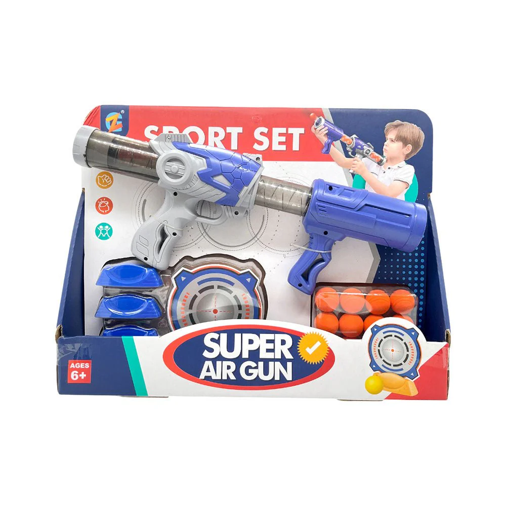 Lanzador De Pelotas C/Accesorios Super Air Gun - Image 2