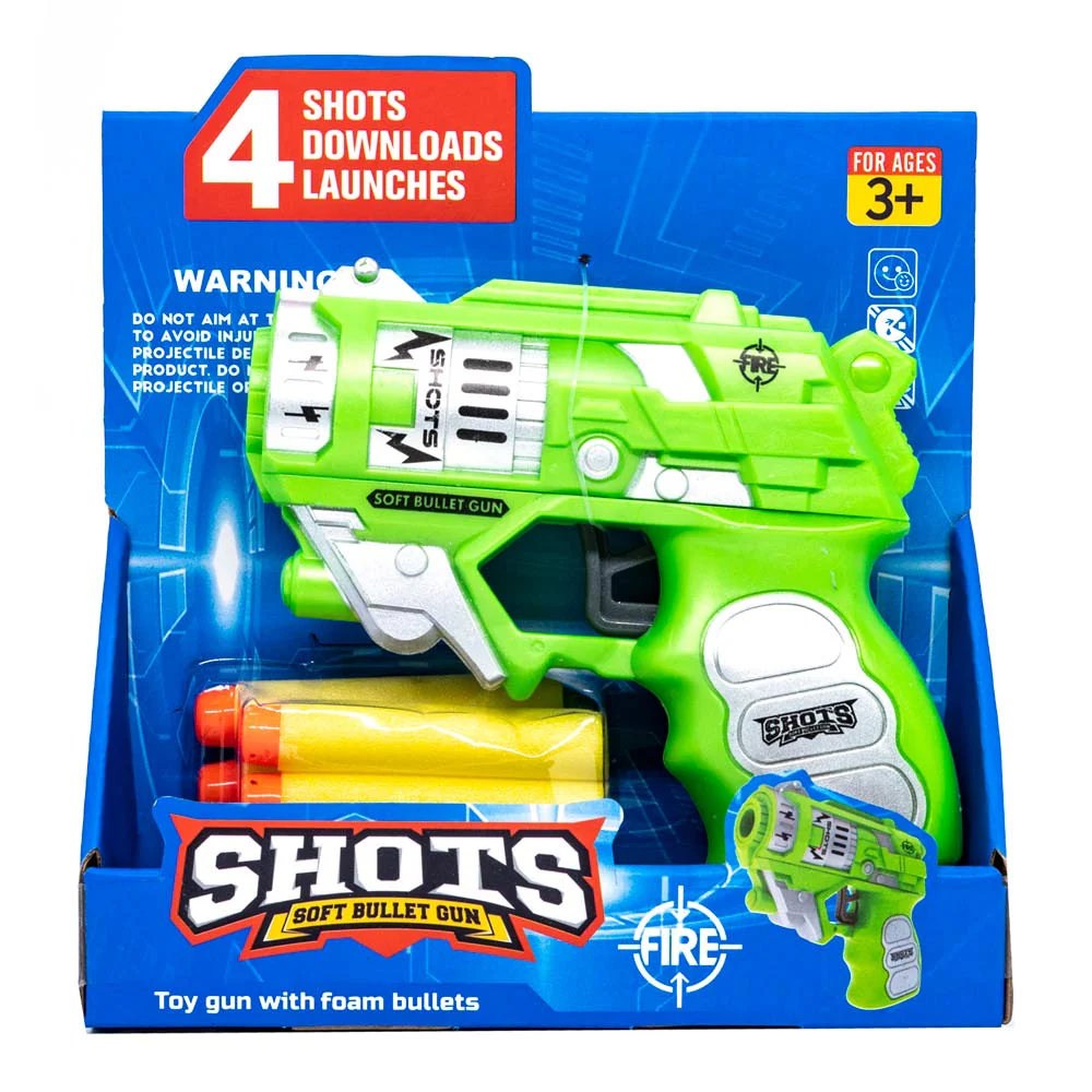 Lanzador Shots Con 4 Dardos