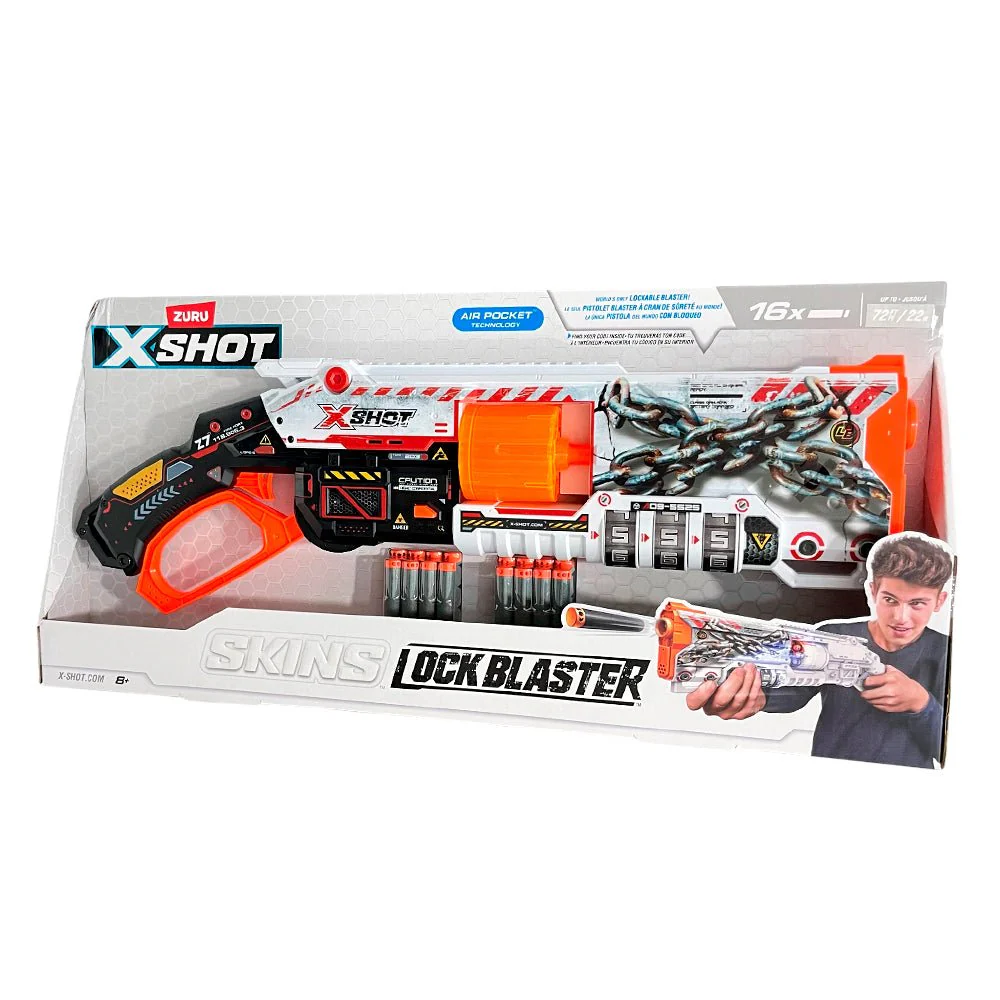 Lanzador Skins Lock Gun con 16 Dardos – Zuru X-Shot - Image 4