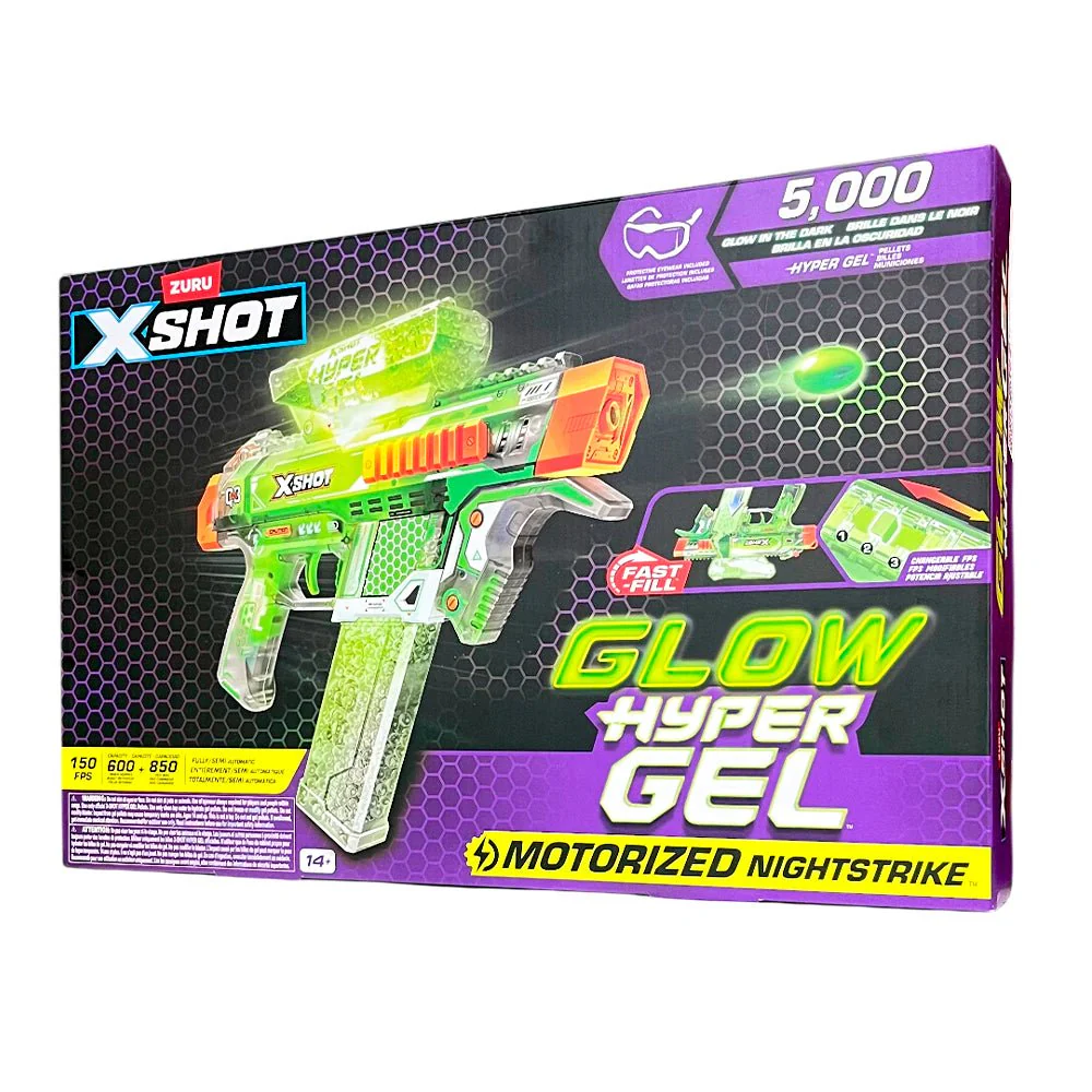 Lanzador X-Shot Hyper Gel Brilla OSC / Zuru X-Shot - Image 6