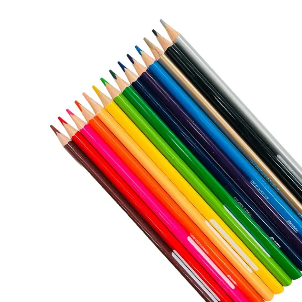 Lápices De Colores Triangulares 14 Unidades - Image 2