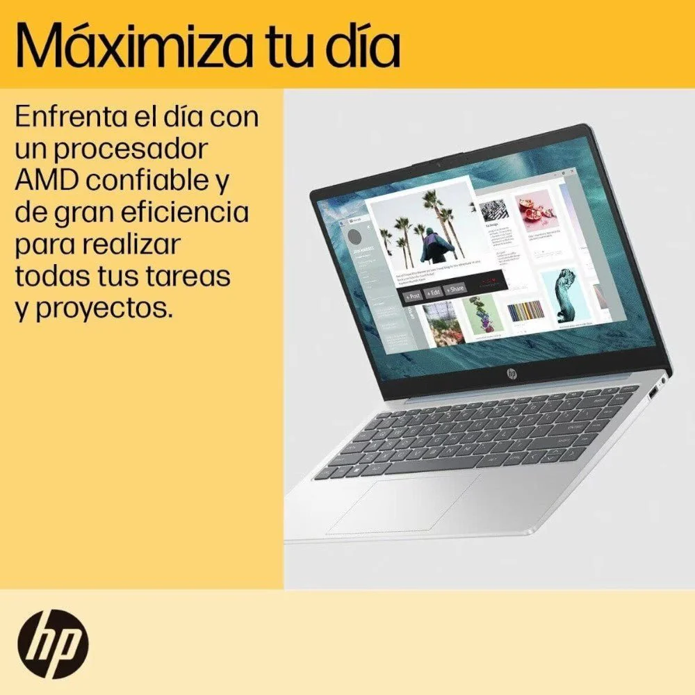 Laptop HP 14-em0017la, Windows 11, 14", AMD Ryzen™ 5, 8GB RAM, 512GB SSD, FHD, OFF 365 - Image 9