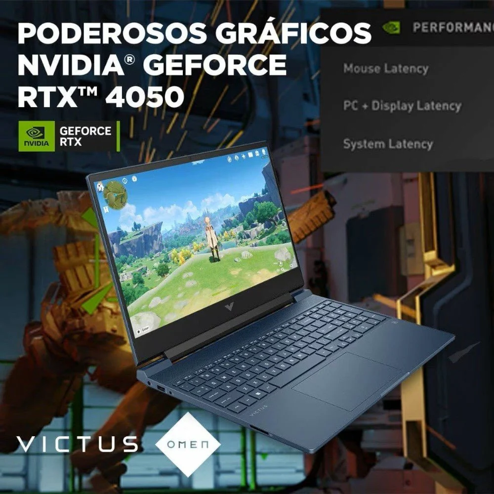 Laptop HP Victus 15-fa1097la | Intel® Core™ i7 | 16GB RAM | RTX 4050 | SSD 1TB | 15.6” FHD | Azul intenso - Image 11