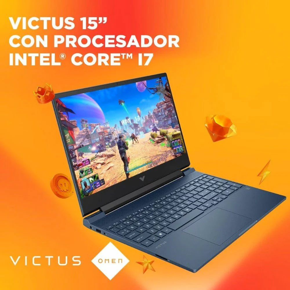 Laptop HP Victus 15-fa1097la | Intel® Core™ i7 | 16GB RAM | RTX 4050 | SSD 1TB | 15.6” FHD | Azul intenso - Image 12