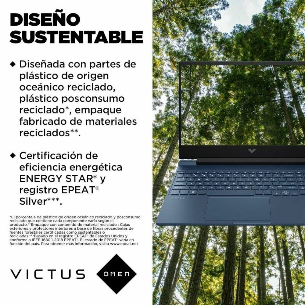 Laptop HP Victus 15-fa1097la | Intel® Core™ i7 | 16GB RAM | RTX 4050 | SSD 1TB | 15.6” FHD | Azul intenso - Image 14