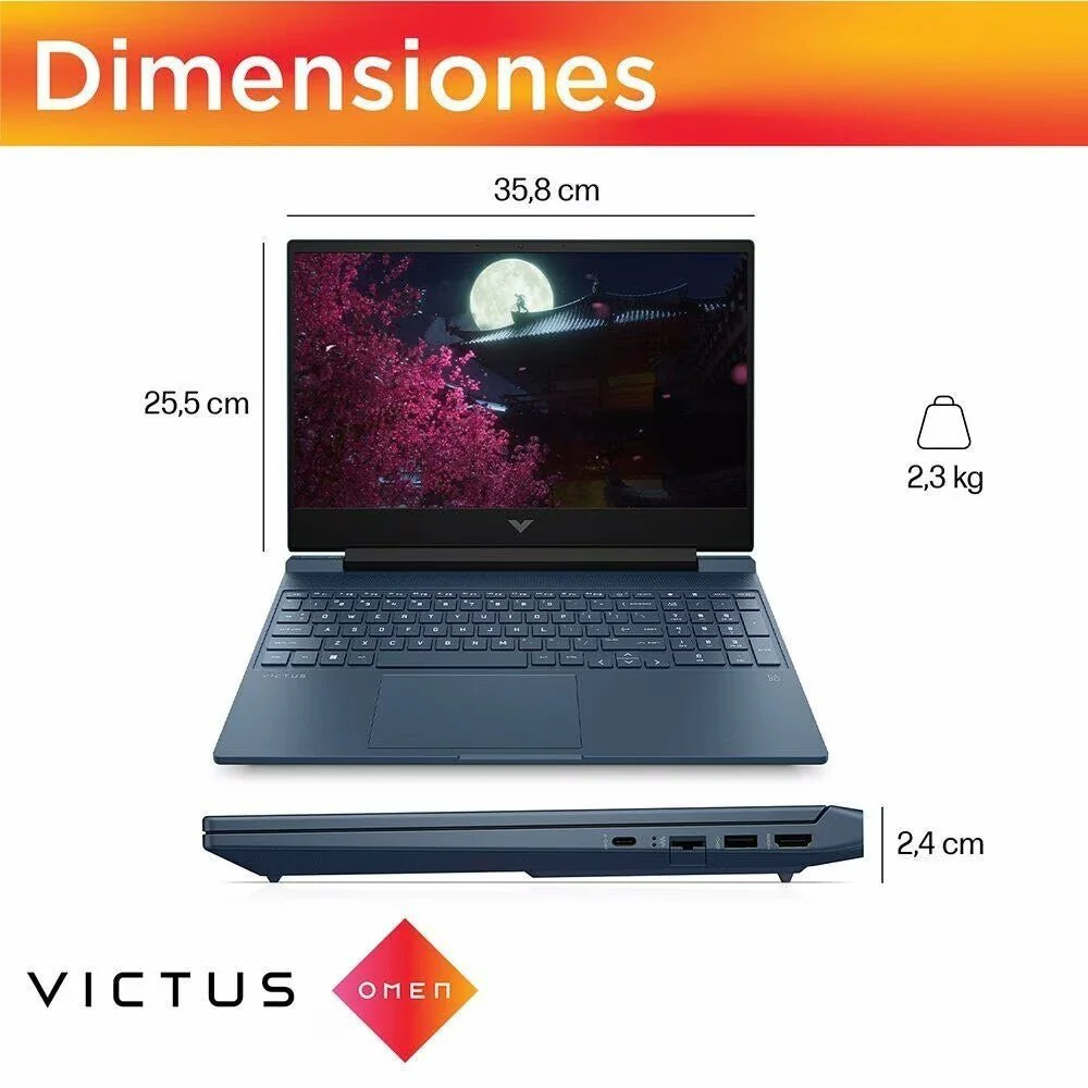 Laptop Gaming Victus 15-fa0022la, Intel Core i5, 16 GB RAM GPU NVIDIA® GeForce RTX™ 3050, 512 GB SSD, 15.6, FHD Windows 11 Home. - Image 11