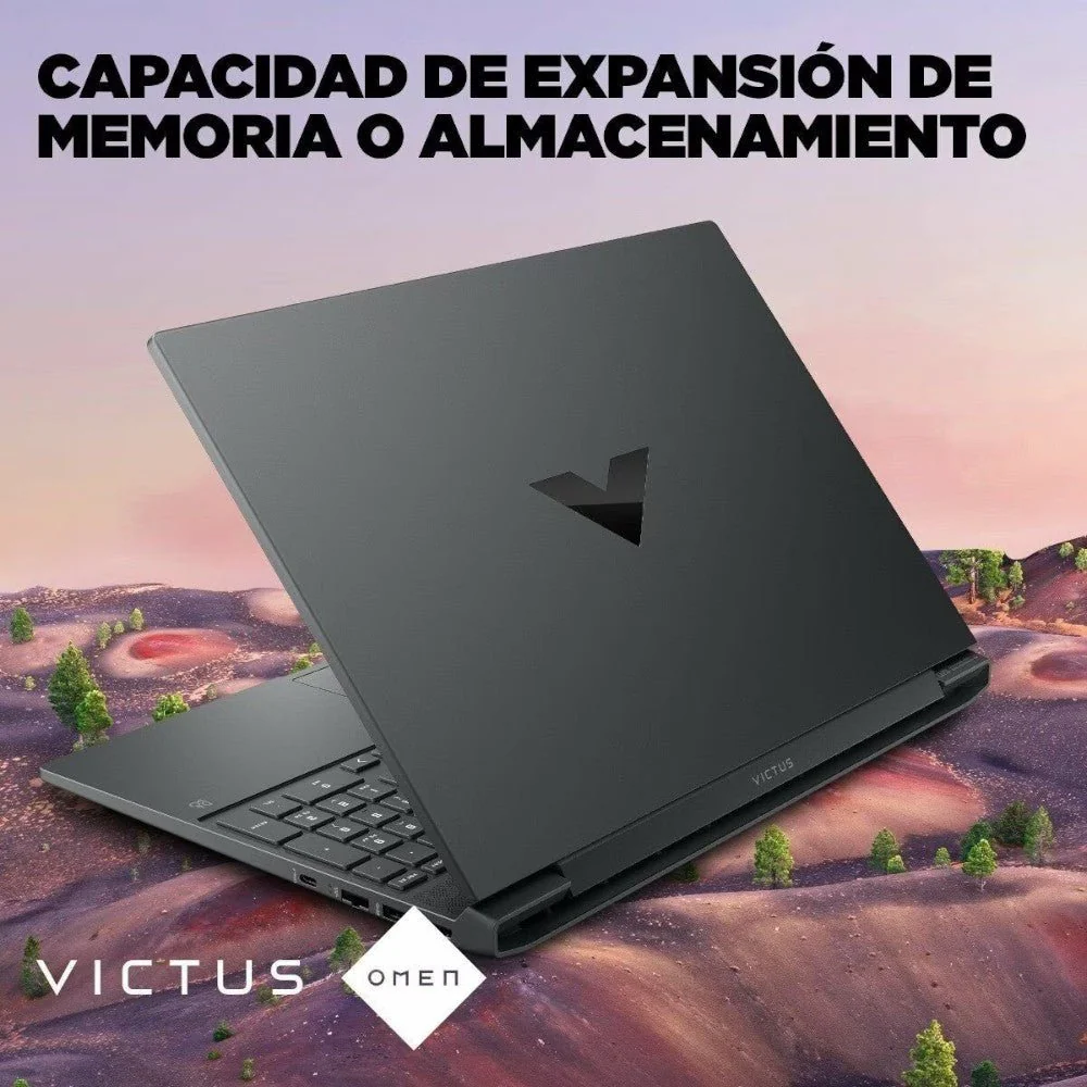Laptop HP Victus Gaming 15" – AMD Ryzen™ 5 / 8GB RAM / RTX™ 2050 / FHD / Mica Silver - Image 10