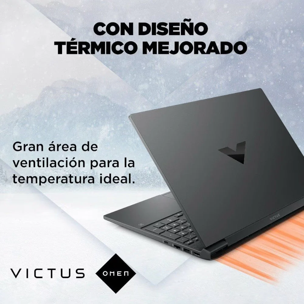 Laptop HP Victus Gaming 15" – AMD Ryzen™ 5 / 8GB RAM / RTX™ 2050 / FHD / Mica Silver - Image 12