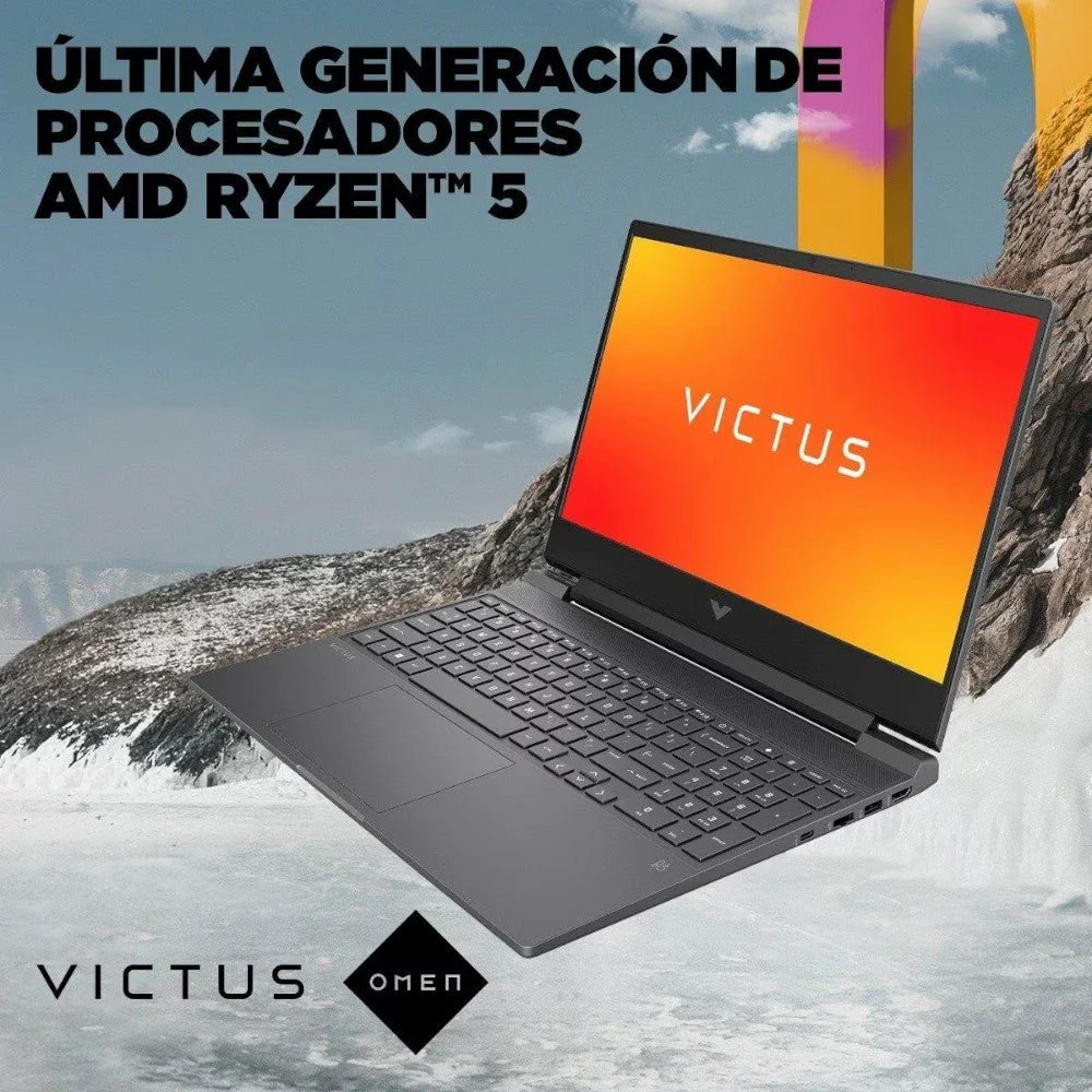 Laptop HP Victus Gaming 15" – AMD Ryzen™ 5 / 8GB RAM / RTX™ 2050 / FHD / Mica Silver - Image 15