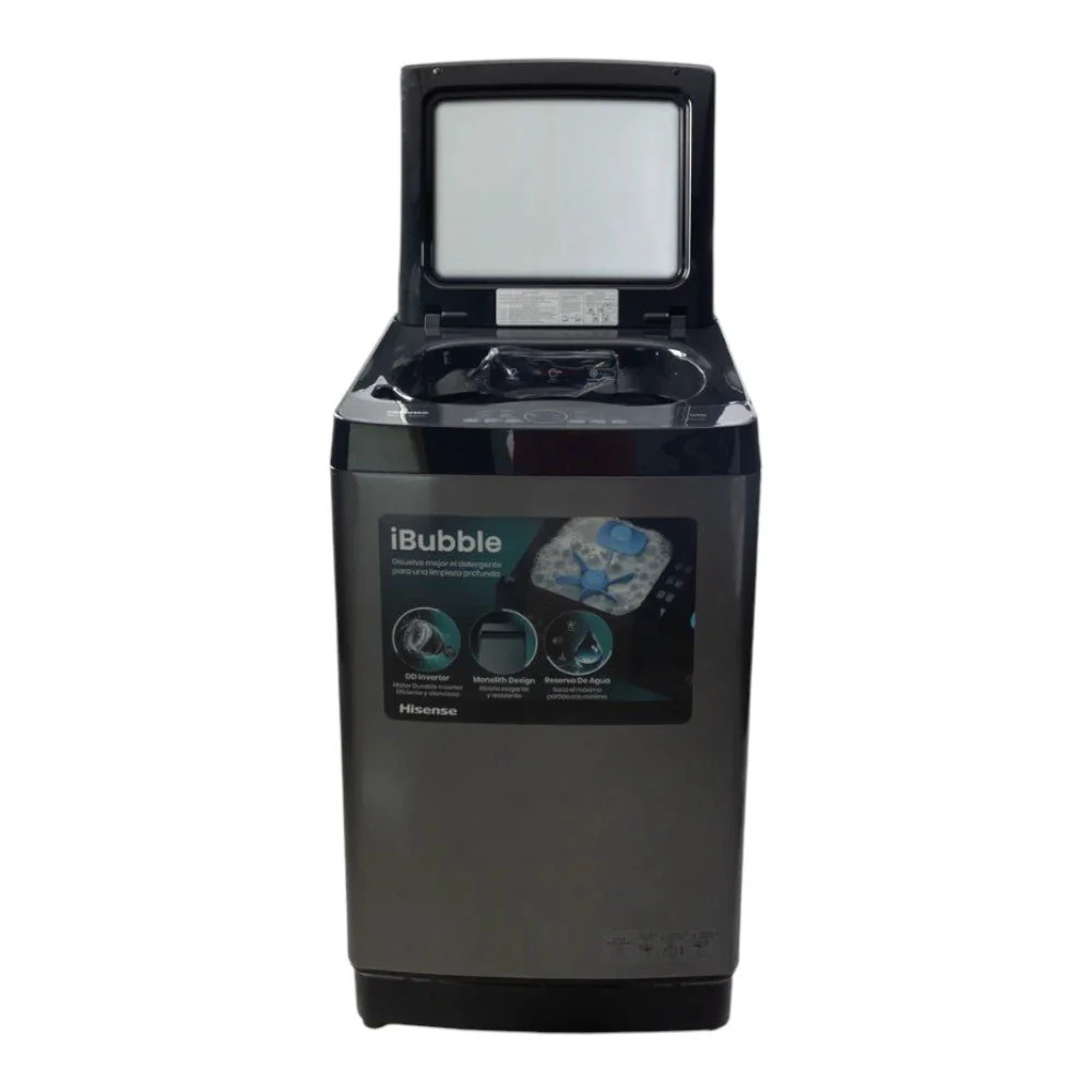 Lavadora Automática Hisense de 16 Kg / Gris Titanio / WT5K1623DT - Image 2