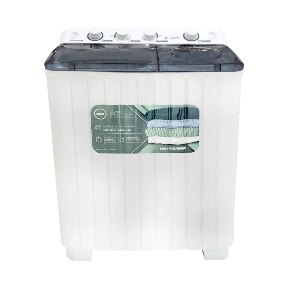Lavadora Semi-Automática Premier 10kg | Doble Tina - Image 2