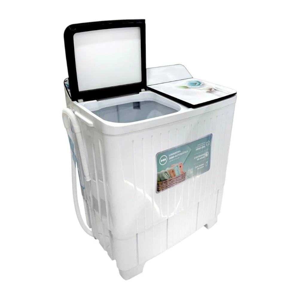 Lavadora Semi-Automática Premier de 10 Kg / Doble Tina / Tapa de Vidrio - Image 2
