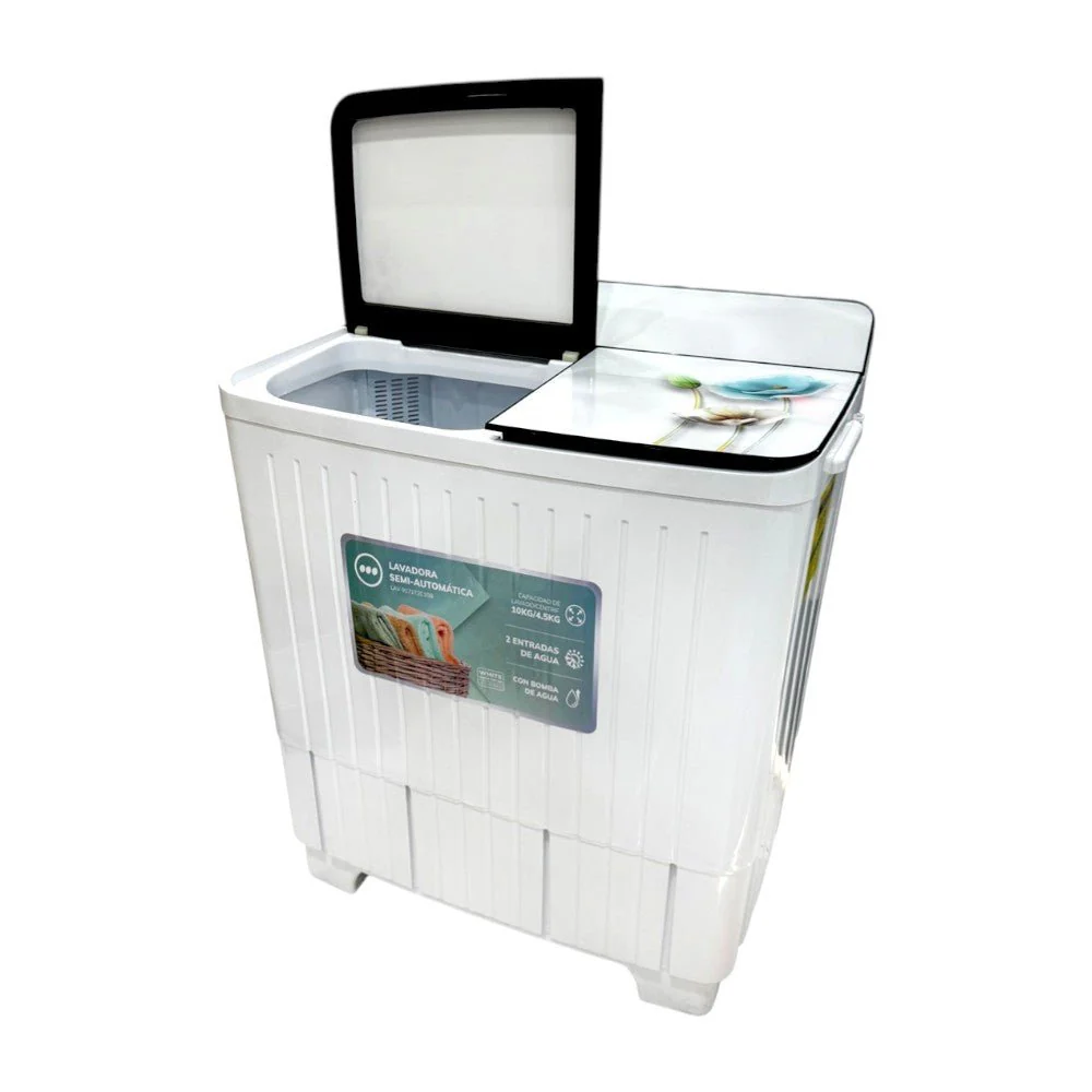 Lavadora Semi-Automática Premier de 10 Kg / Doble Tina / Tapa de Vidrio - Image 3