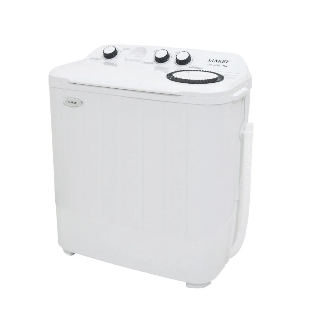 Lavadora Semi-Automatica Sankey 7Kg / Doble Tina / Blanca - Image 2