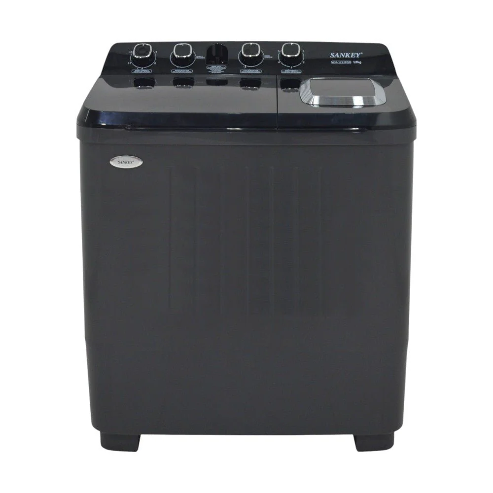Lavadora Semi-Automática Sankey de 12 KG / Doble Tina / Negro - Image 2