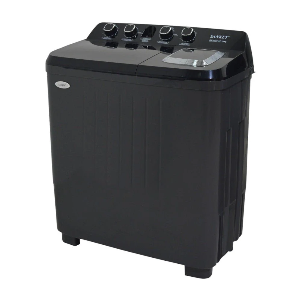 Lavadora Semi-Automática Sankey de 12 KG / Doble Tina / Negro - Image 3