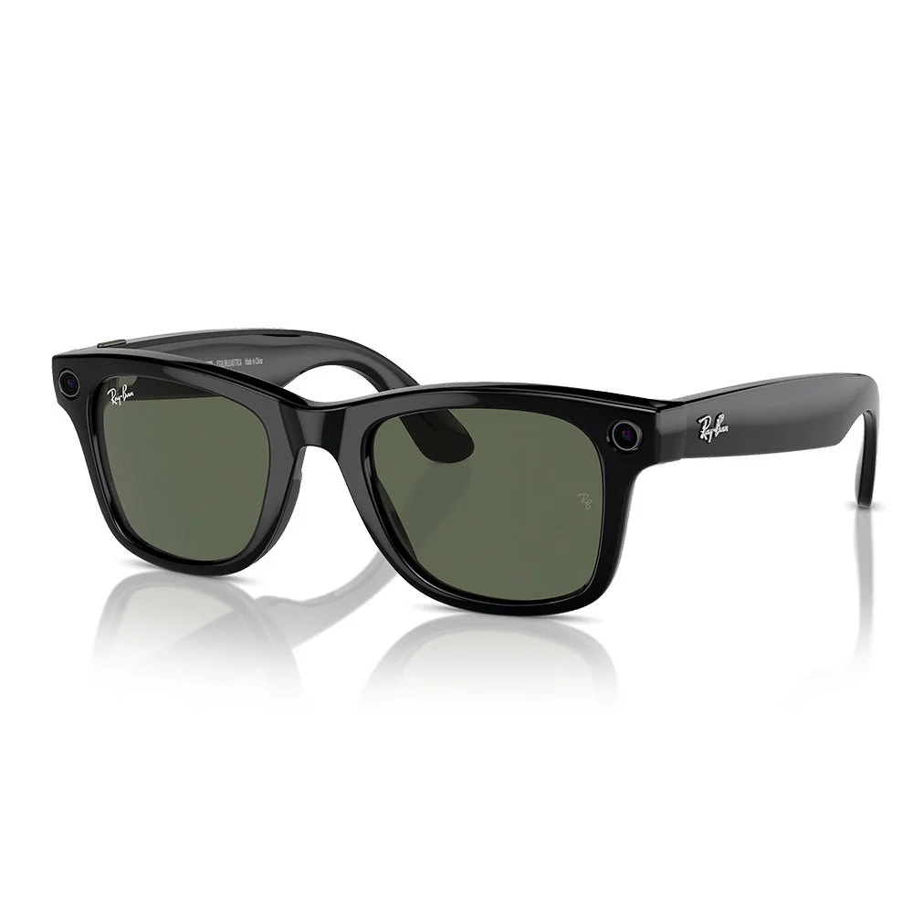 Lentes Inteligentes Ray-Ban | Meta Wayfarer | Negro – Verde