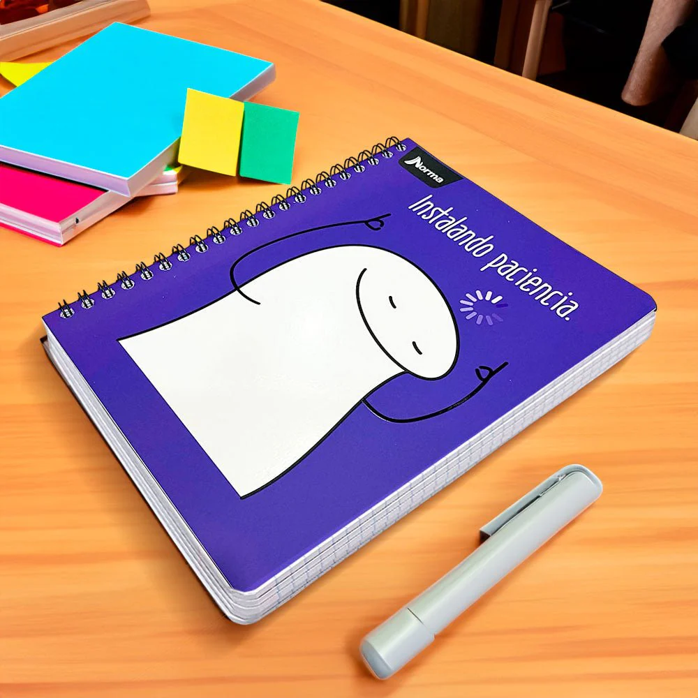 Libreta Grande Norma Flork de Espiral Doble / 5 Materias / Surtido