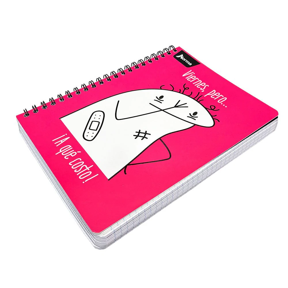 Libreta Grande Norma Flork de Espiral Doble / 5 Materias / Surtido - Image 5