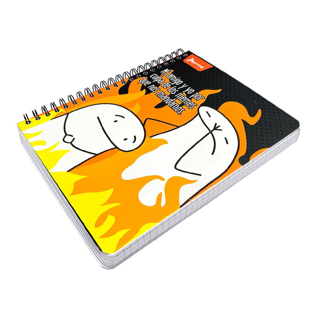 Libreta Grande Norma Flork de Espiral Doble / 5 Materias / Surtido - Image 7